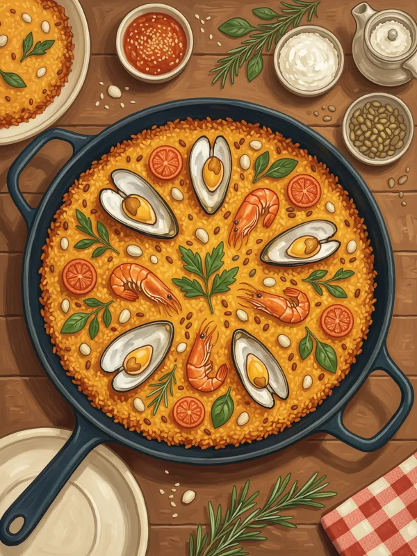 Seafood Paella