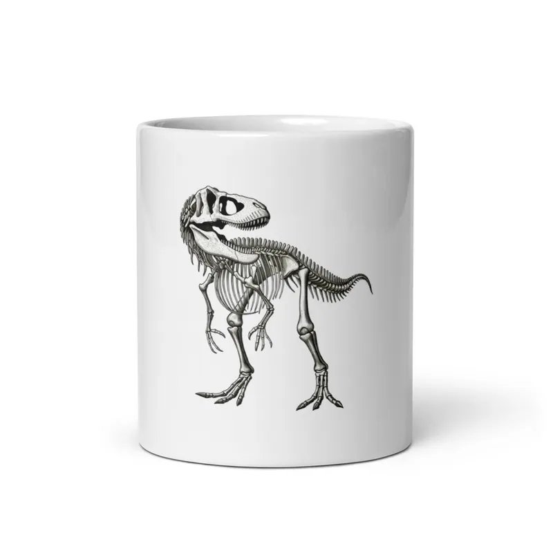 T-Rex Skeleton Study Mug