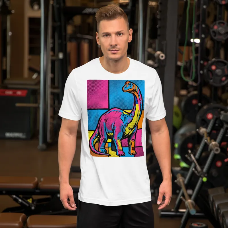 Brontosaurus Pop Art Tee