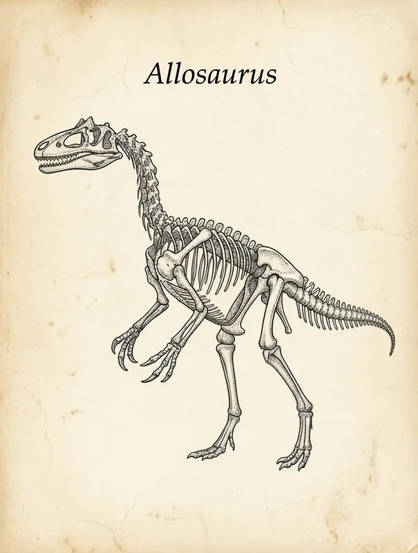 Allosaurus Skeleton Study