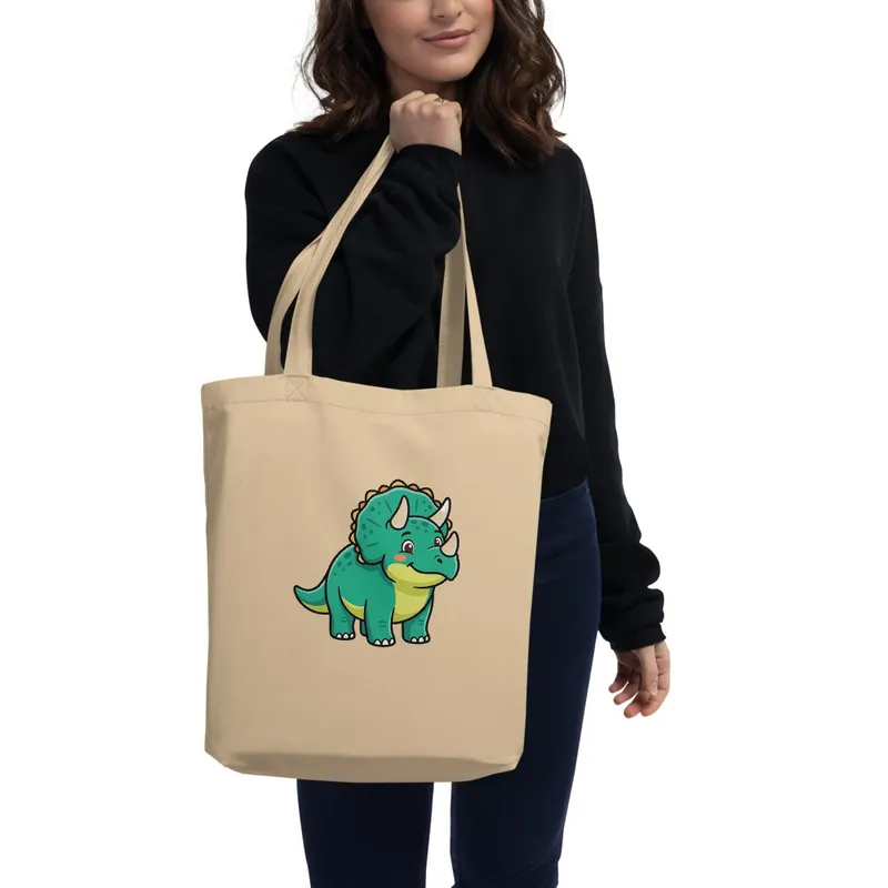 Triceratops Tote Bag