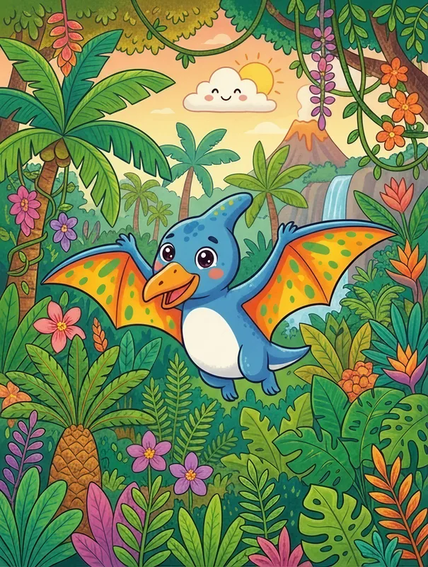 Pteranodon (Jungle Scene)