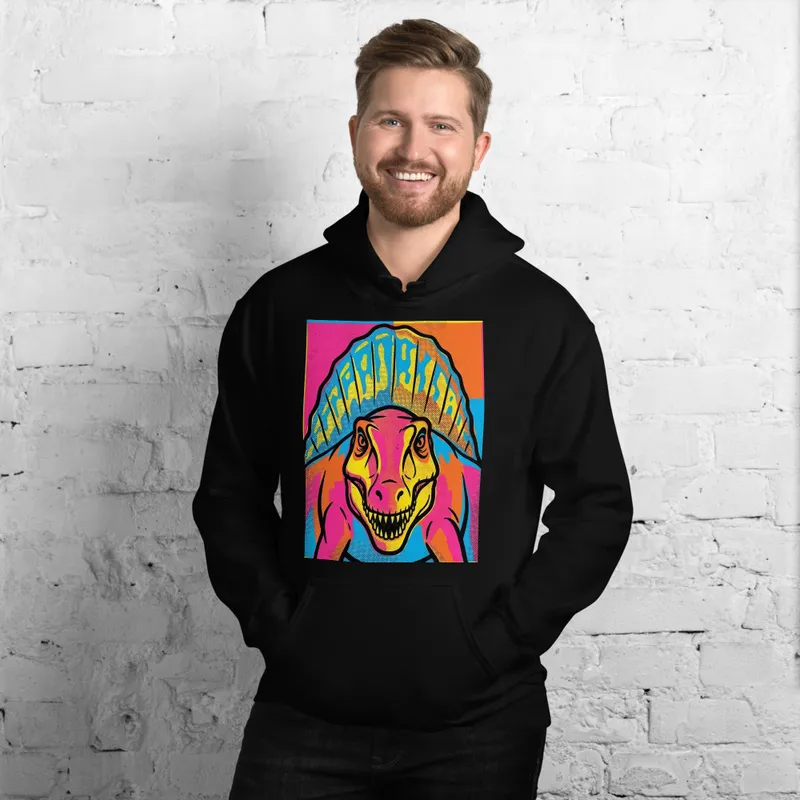 Spinosaurus Pop Art Hoodie