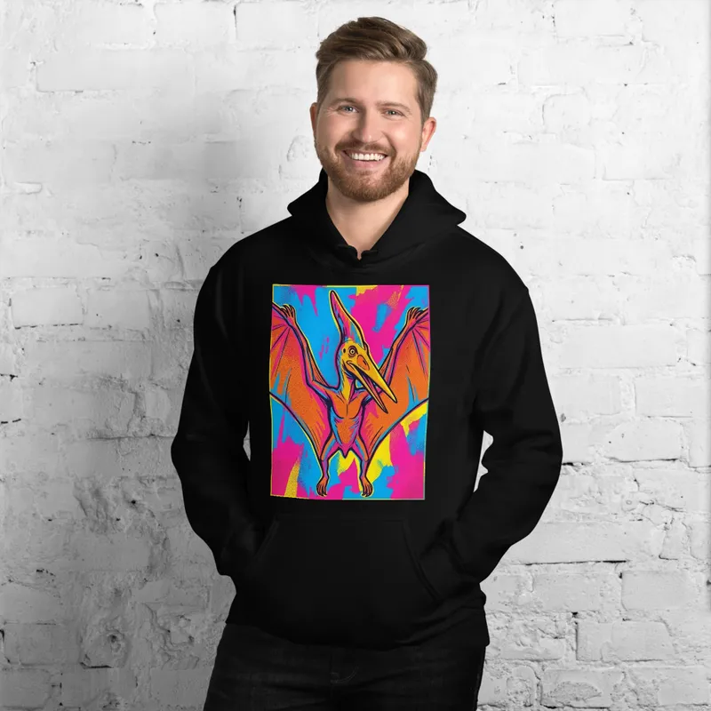 Pteranodon Pop Art Hoodie