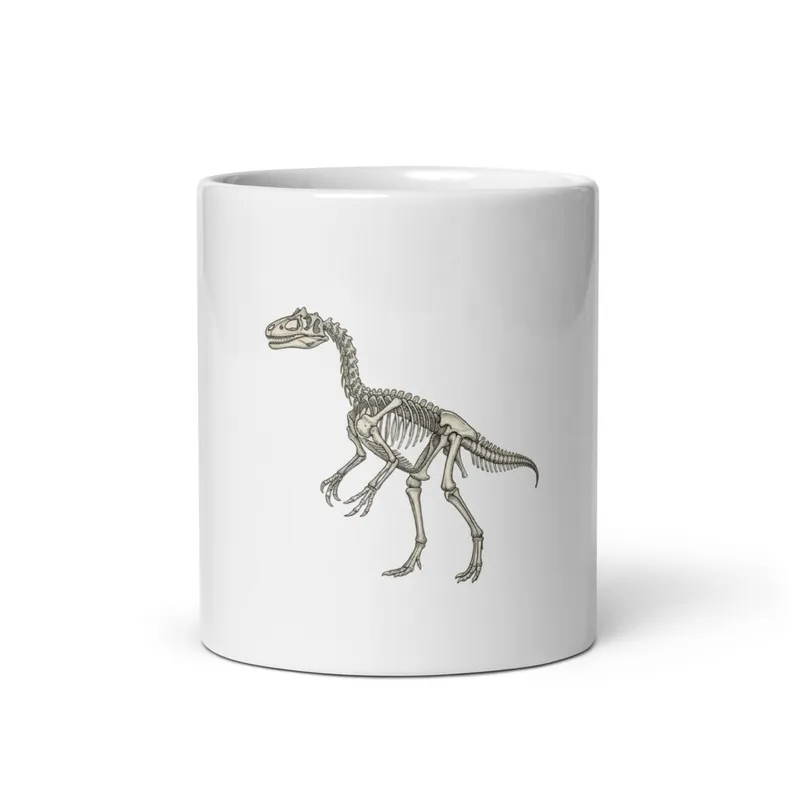 Allosaurus Skeleton Study Mug