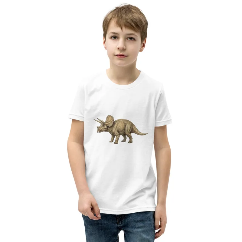 Triceratops Study Youth Tee