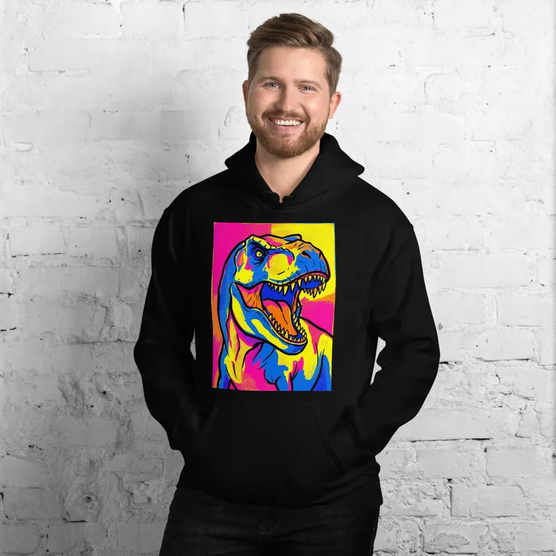T-Rex Pop Art Hoodie