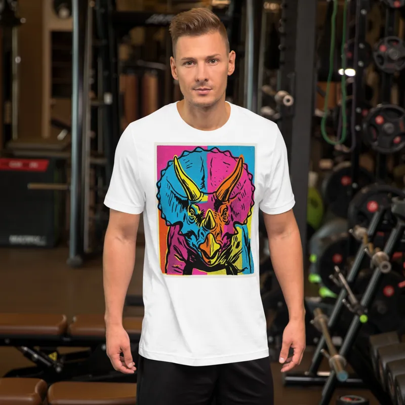 Triceratops Pop Art Tee