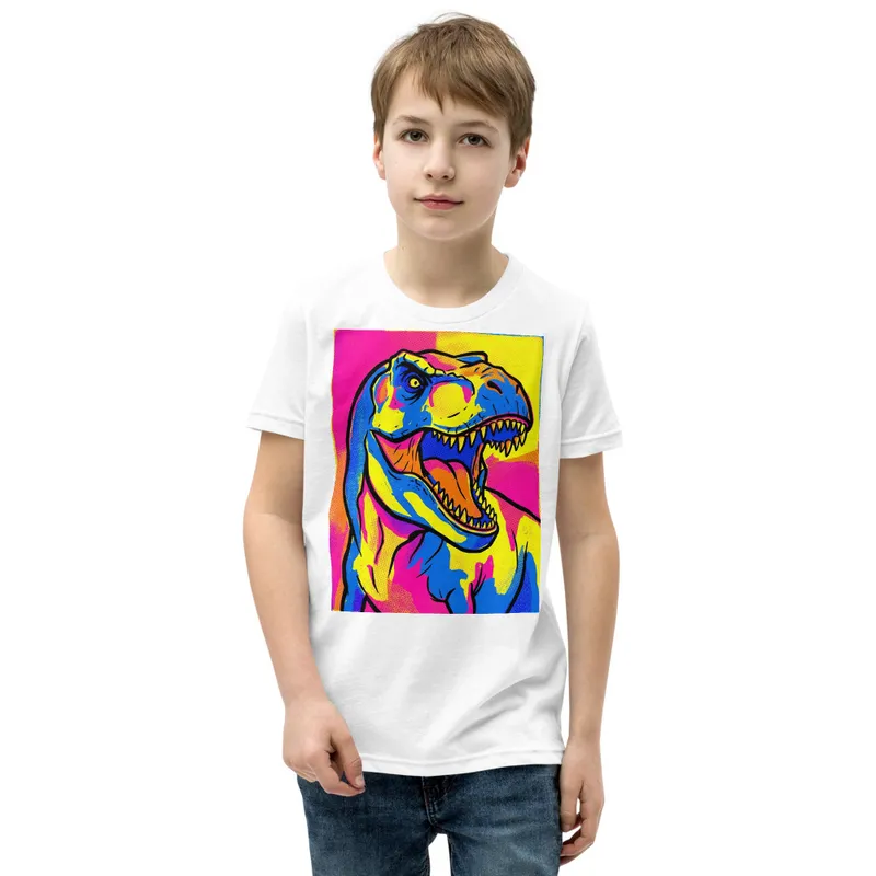 T-Rex Pop Art Youth Tee