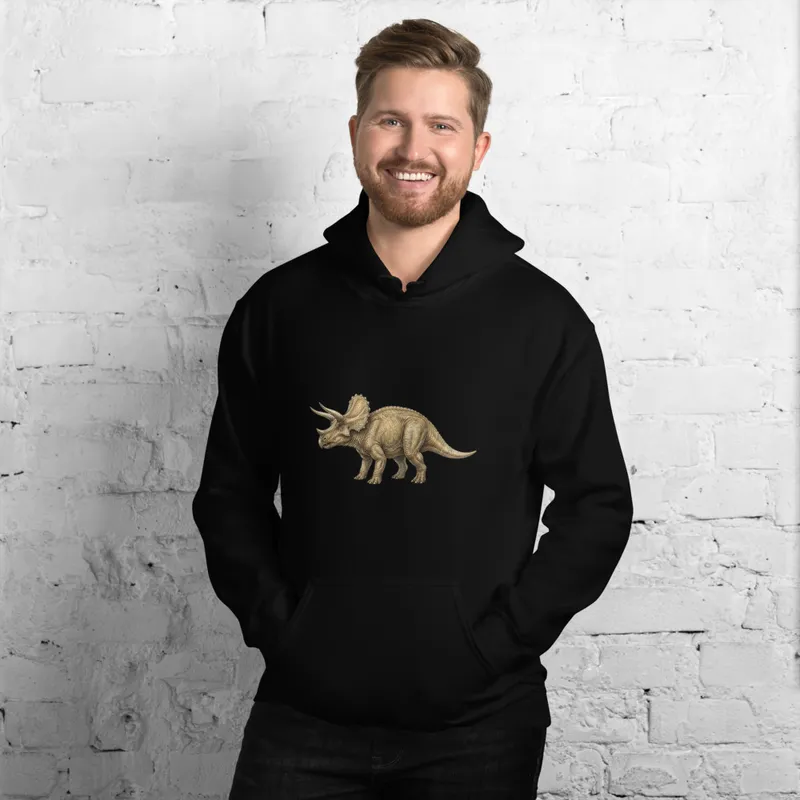 Triceratops Study Hoodie