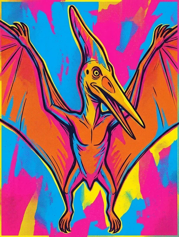 Pteranodon Pop Art