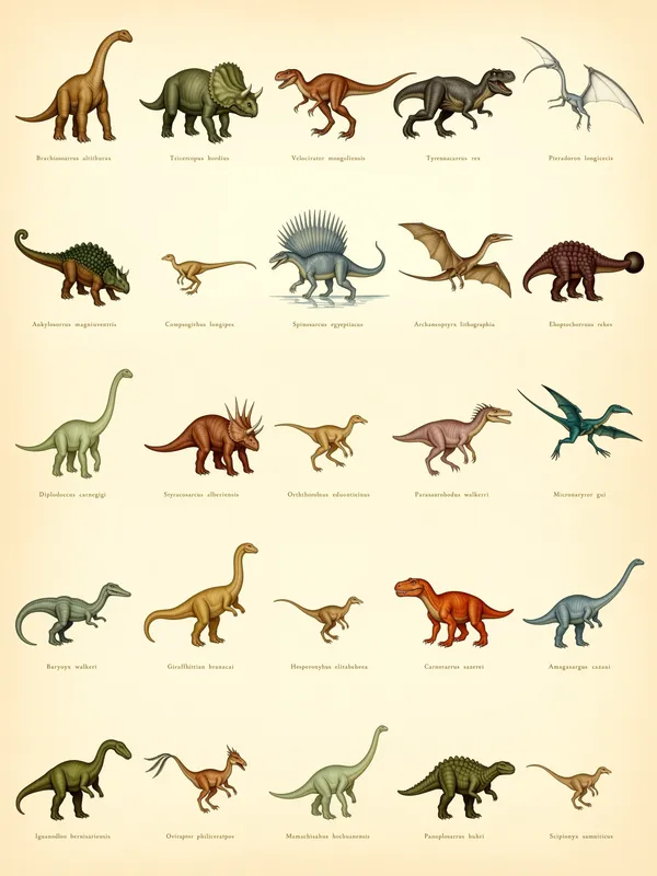 Herbivore Species Chart