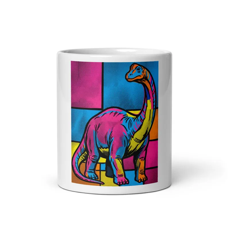 Brontosaurus Pop Art Mug