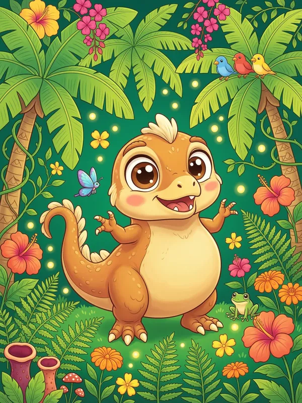 Velociraptor (Jungle Scene)