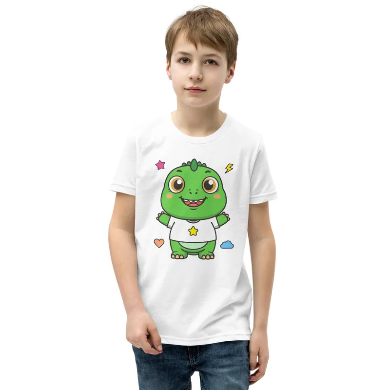 Cartoon T-Rex Youth Tee