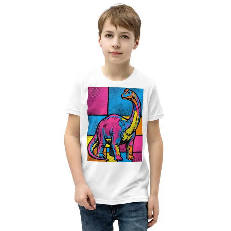 Brontosaurus Pop Art Youth Tee