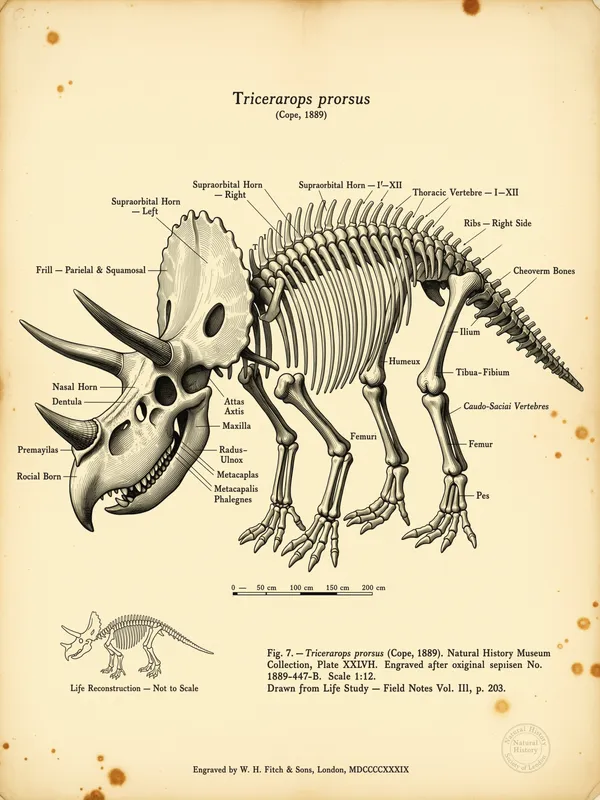Triceratops Skeleton Study