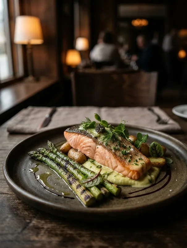 Poached Salmon