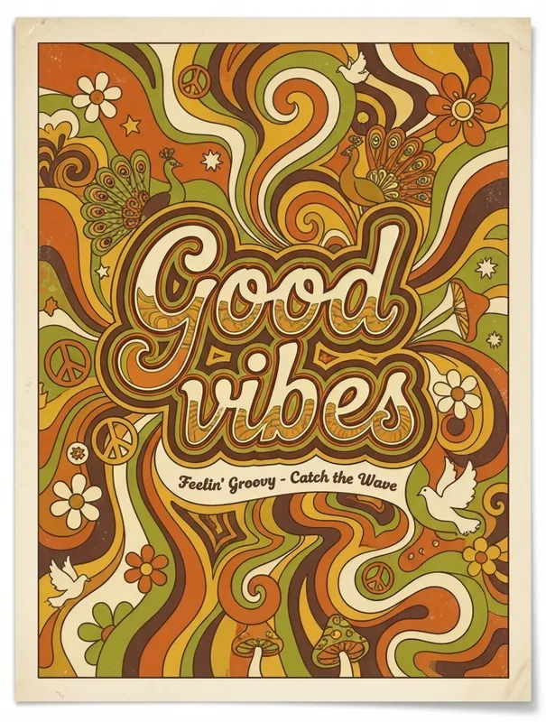 70s Typography Posters
