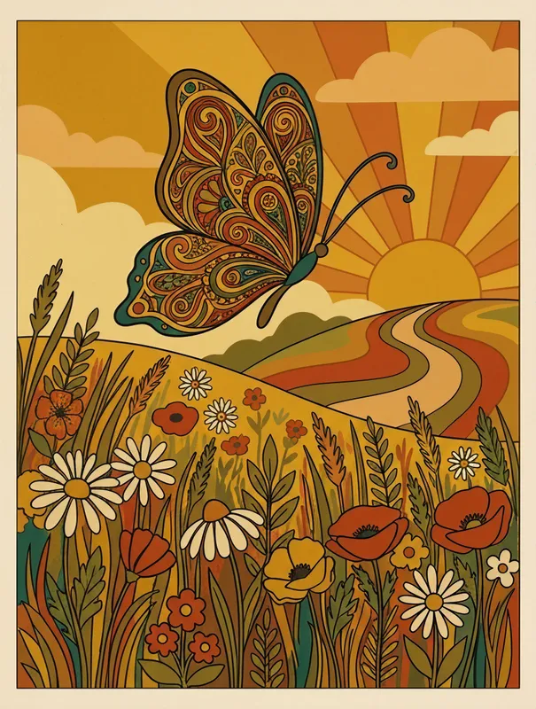 Wildflower Butterfly