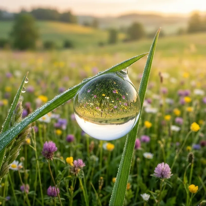 Water Drop Refraction