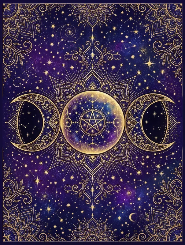 Triple Moon Goddess