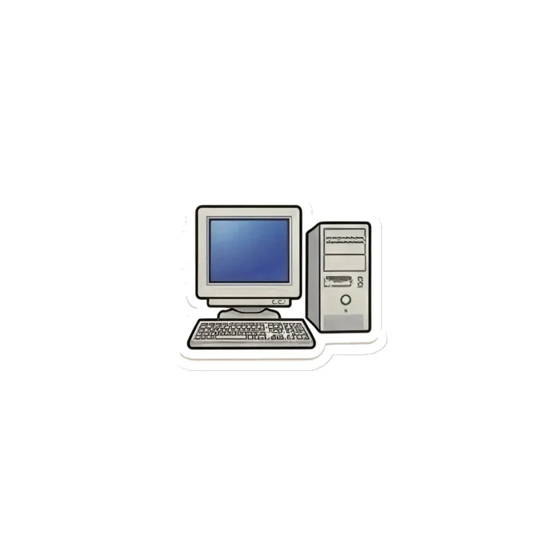 Y2K Tech Nostalgia Magnet 4