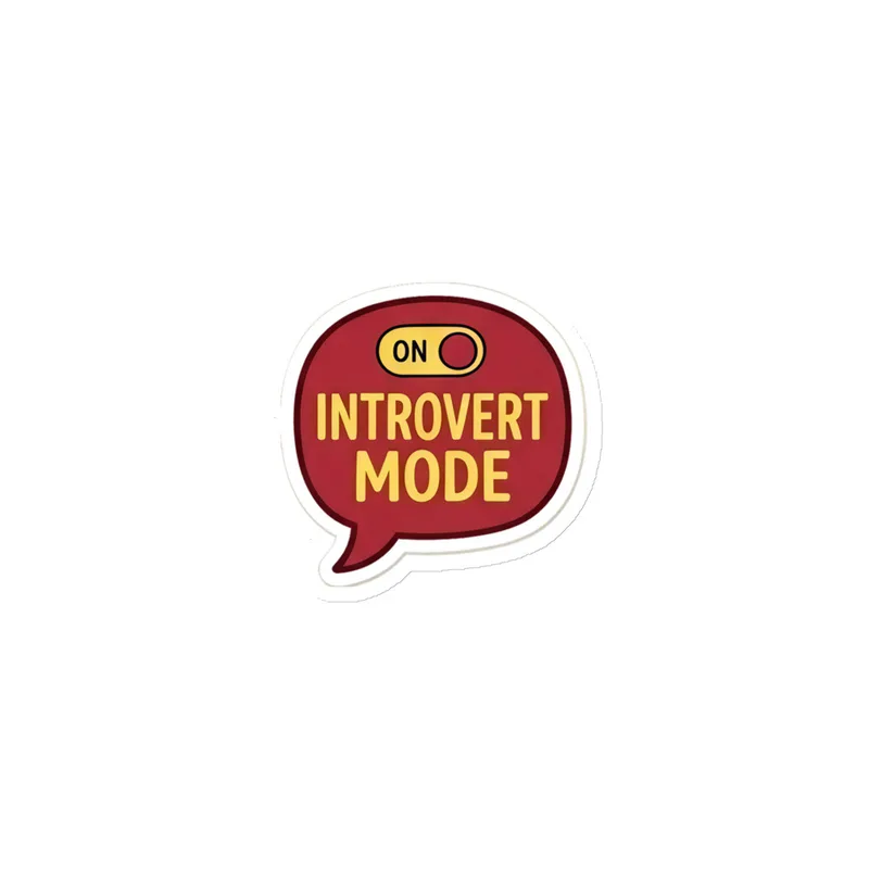Introvert Meme Magnet 4