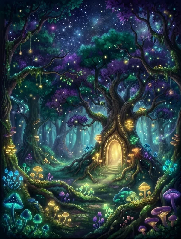 Bioluminescent Grove