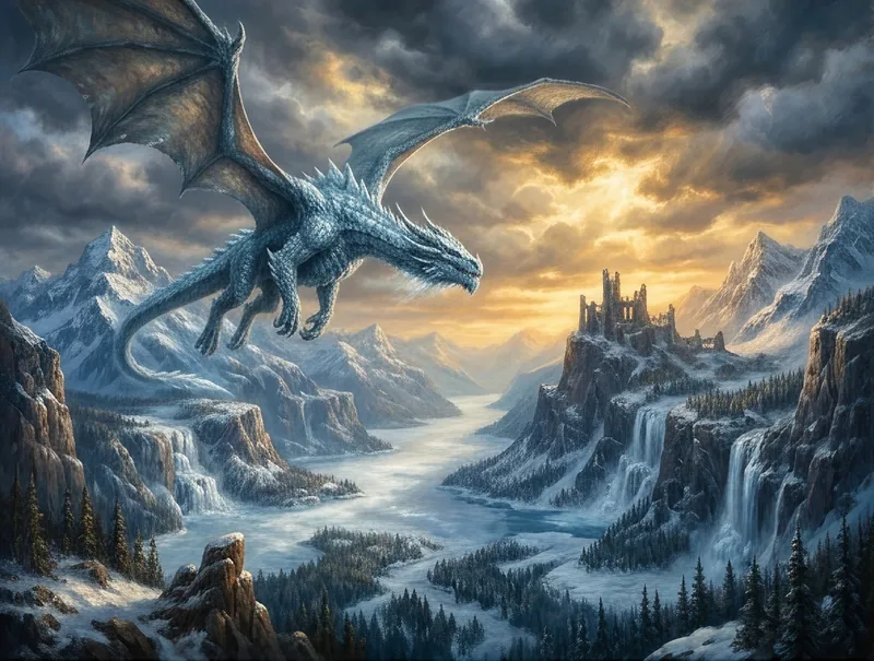 Ice Dragon of the Fjord