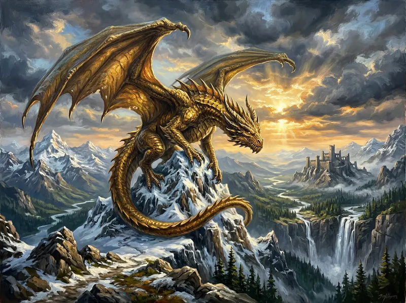 Golden Mountain Dragon