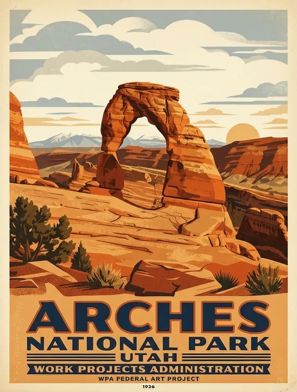 Arches WPA Poster