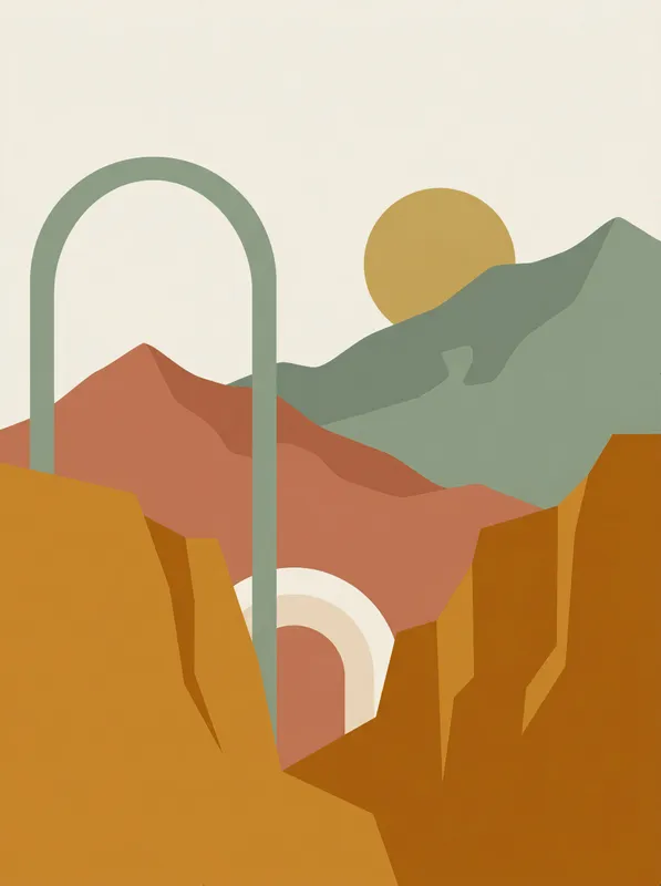 Ochre Canyon Sunrise