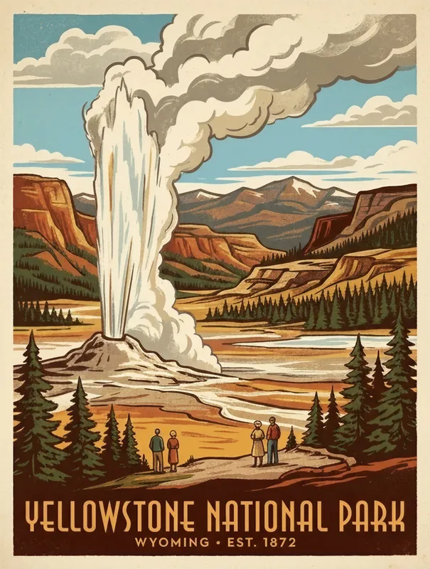 Yellowstone WPA Poster