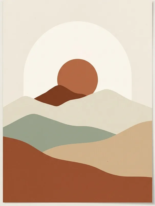 Rust Layered Hills
