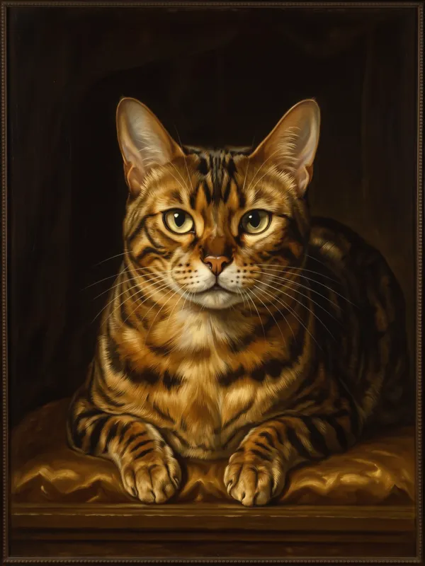 Bengal Cat Portrait