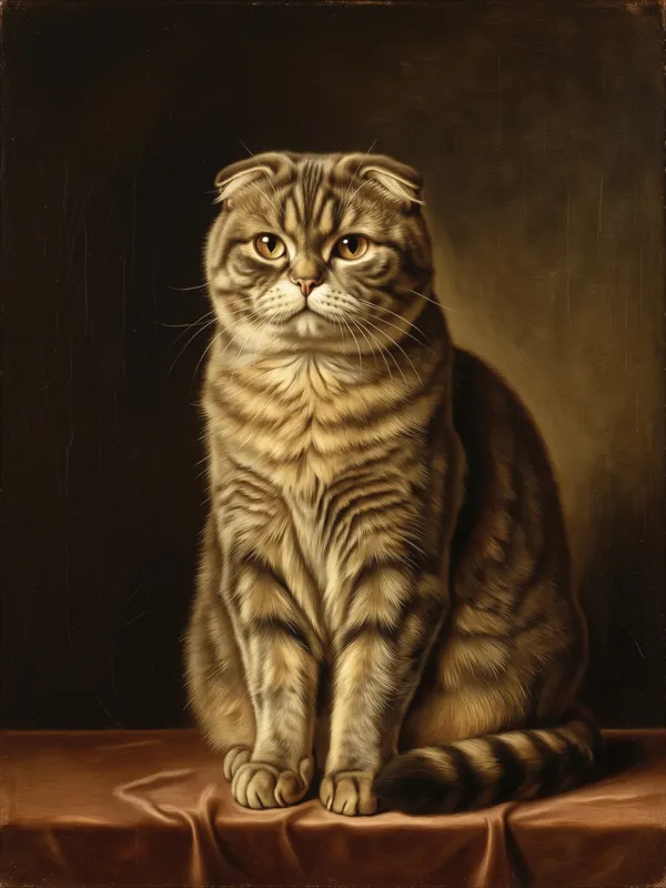 Scottish Fold Portrait