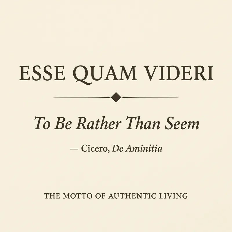 Esse Quam Videri Stoic Quote Art