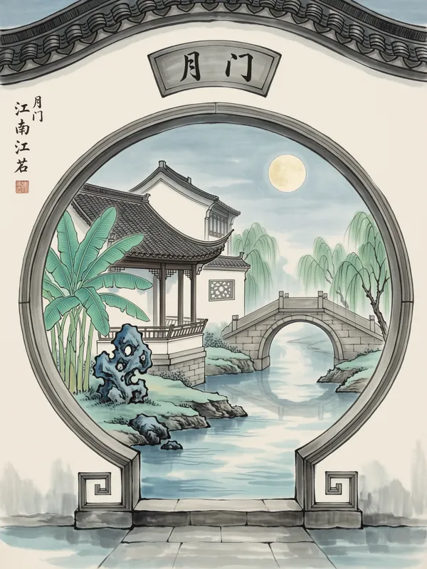 Moon Gate Courtyard