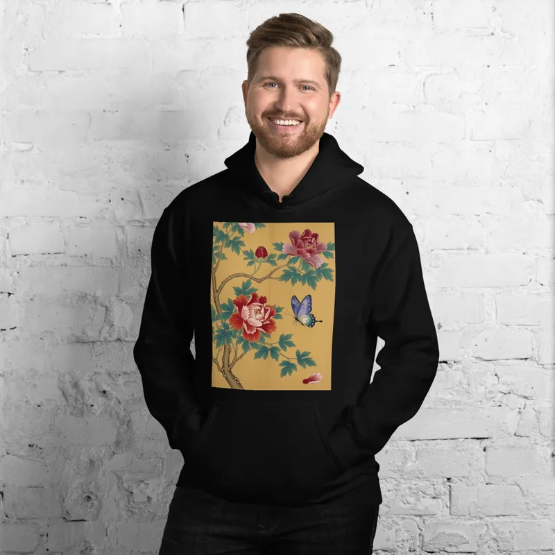 Peony & Butterflies 牡丹 Hoodie