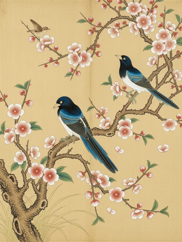Magpie & Plum 喜上眉梢