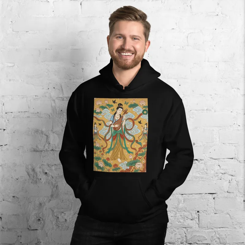 Apsara with Pipa 反弹琵琶 Hoodie