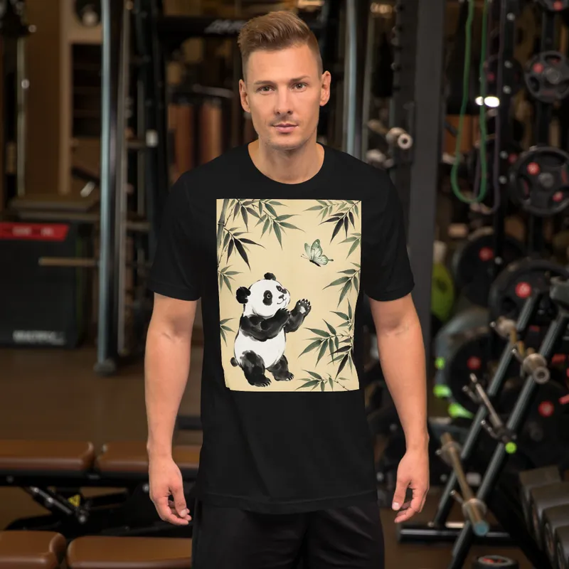Panda and Butterfly Tee