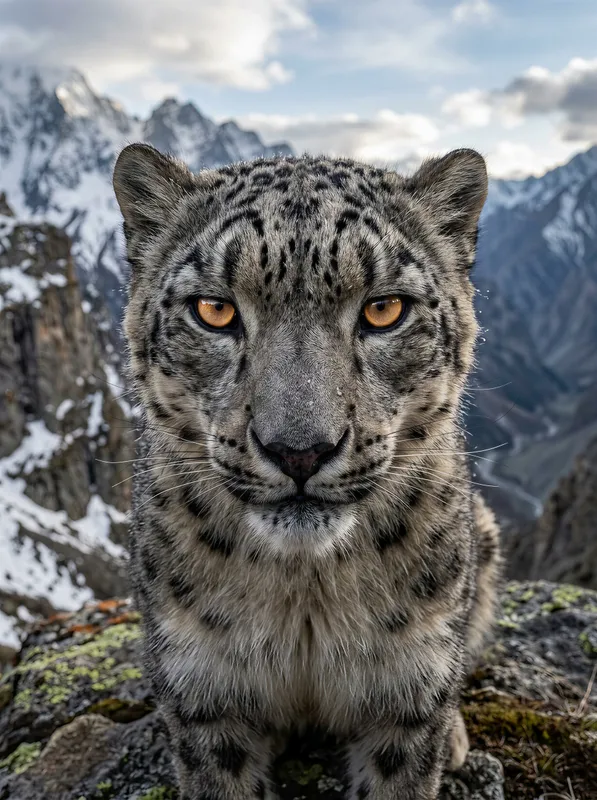 Snow Leopard Portrait