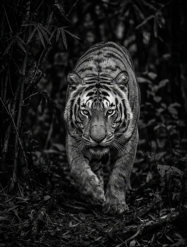 Bengal Tiger B&W