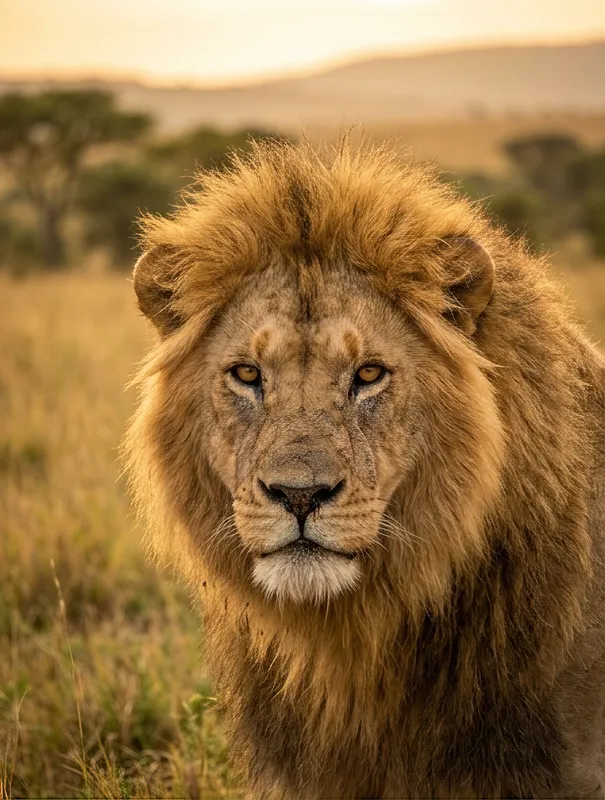 Male Lion Portrait