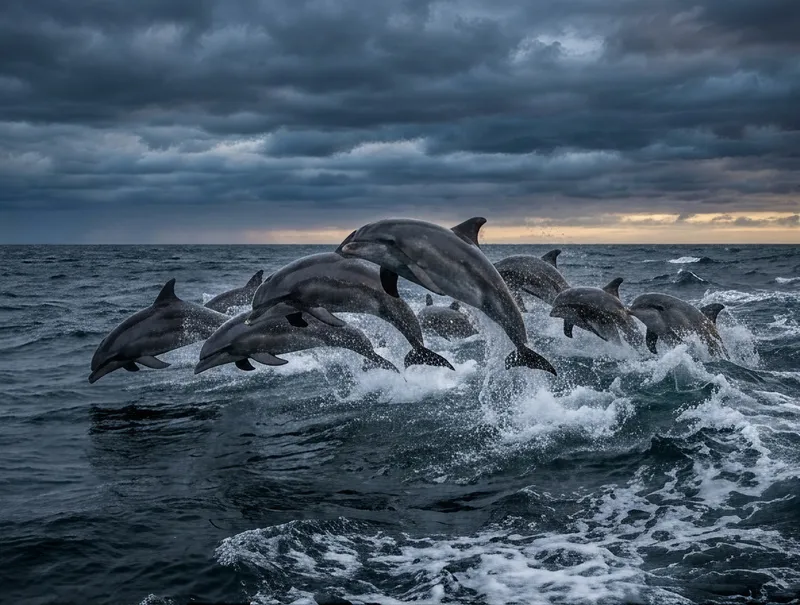 Leaping Dolphin Pod